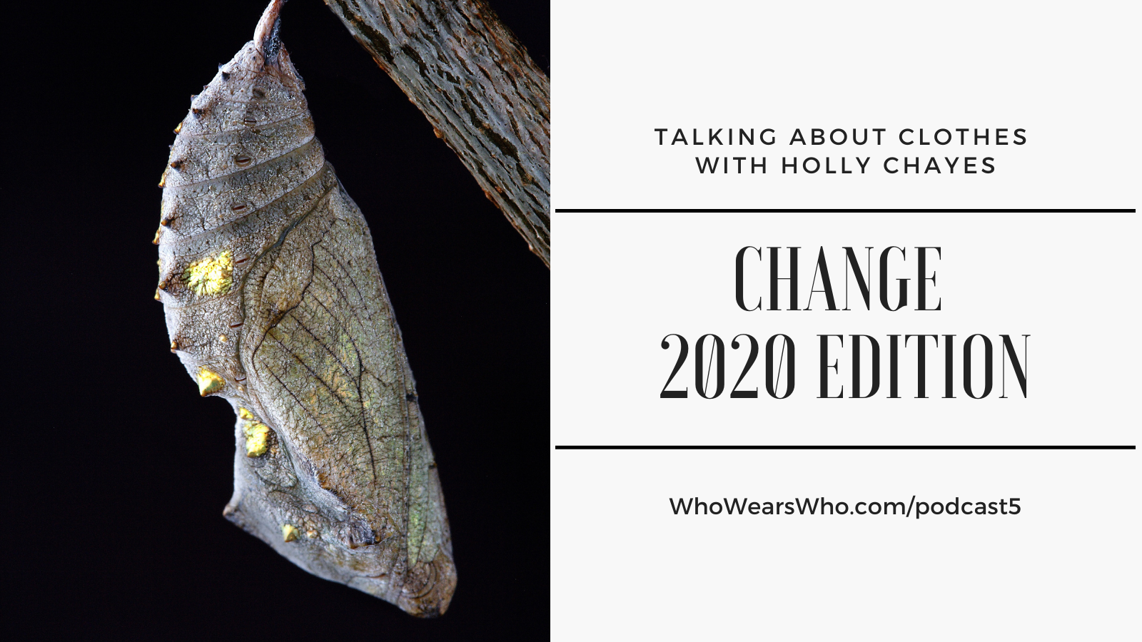Talking About Clothes Podcast 5 Change 2020 Edition Twitter
