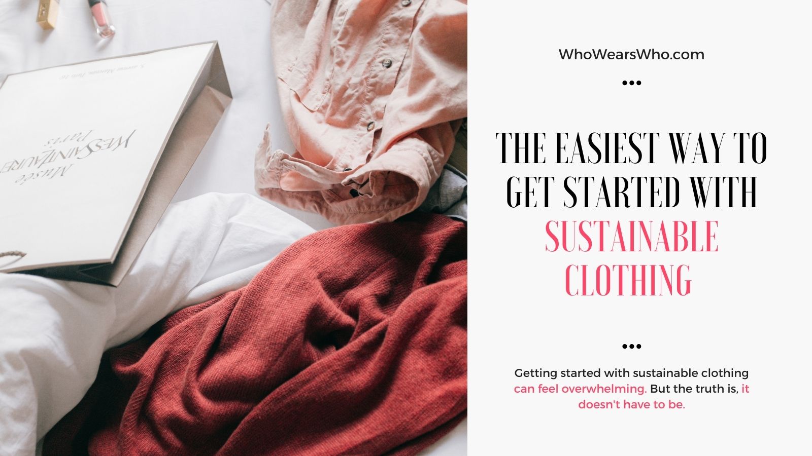 The easiest way to get started with sustainable clothing Twitter