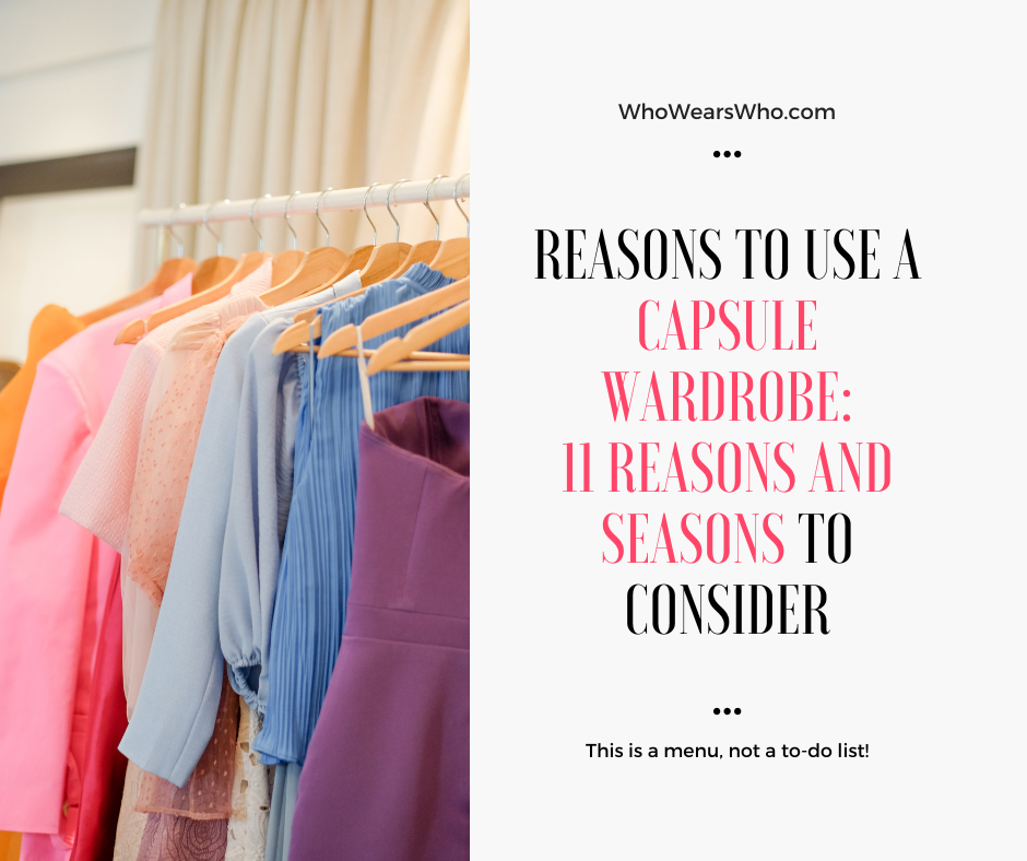 Reasons to use a capsule wardrobe Facebook