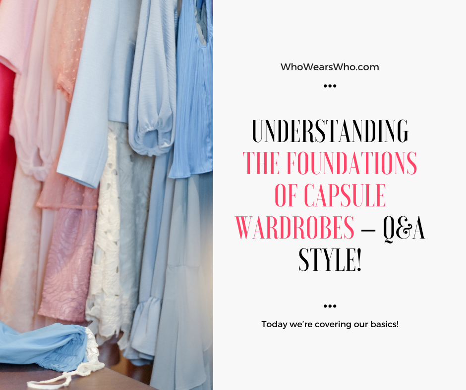 The foundations of capsule wardrobes Facebook